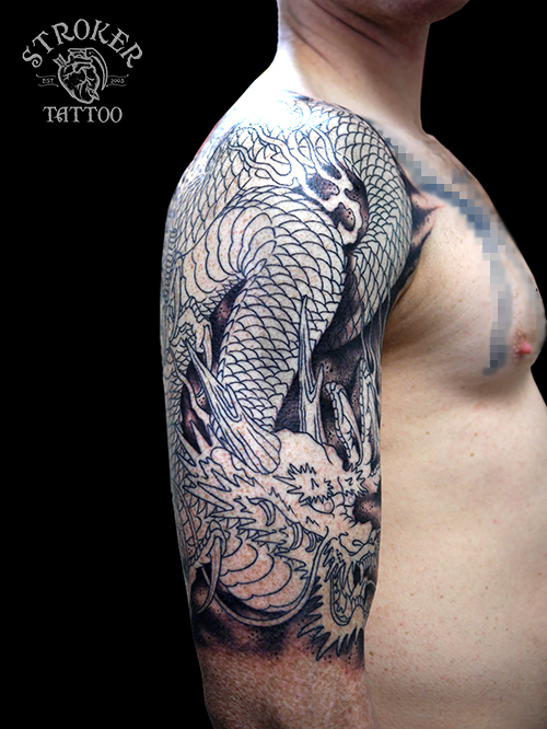 刺青-和彫り-龍-タトゥー-tattoo