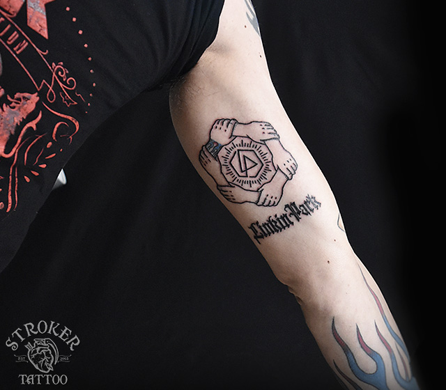 Young Wild Free Linkin Park Stroker Tattoo