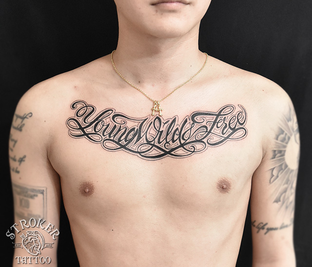 Young Wild Free Linkin Park Stroker Tattoo