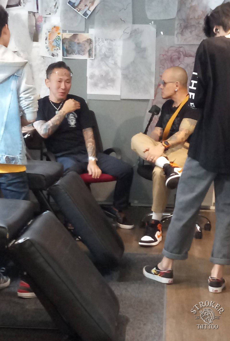 タイ,日本人,彫師