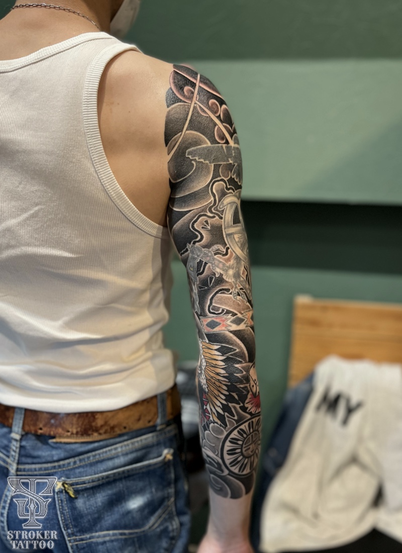 刺青、タトゥー、トラディショナルタトゥー、和彫り
