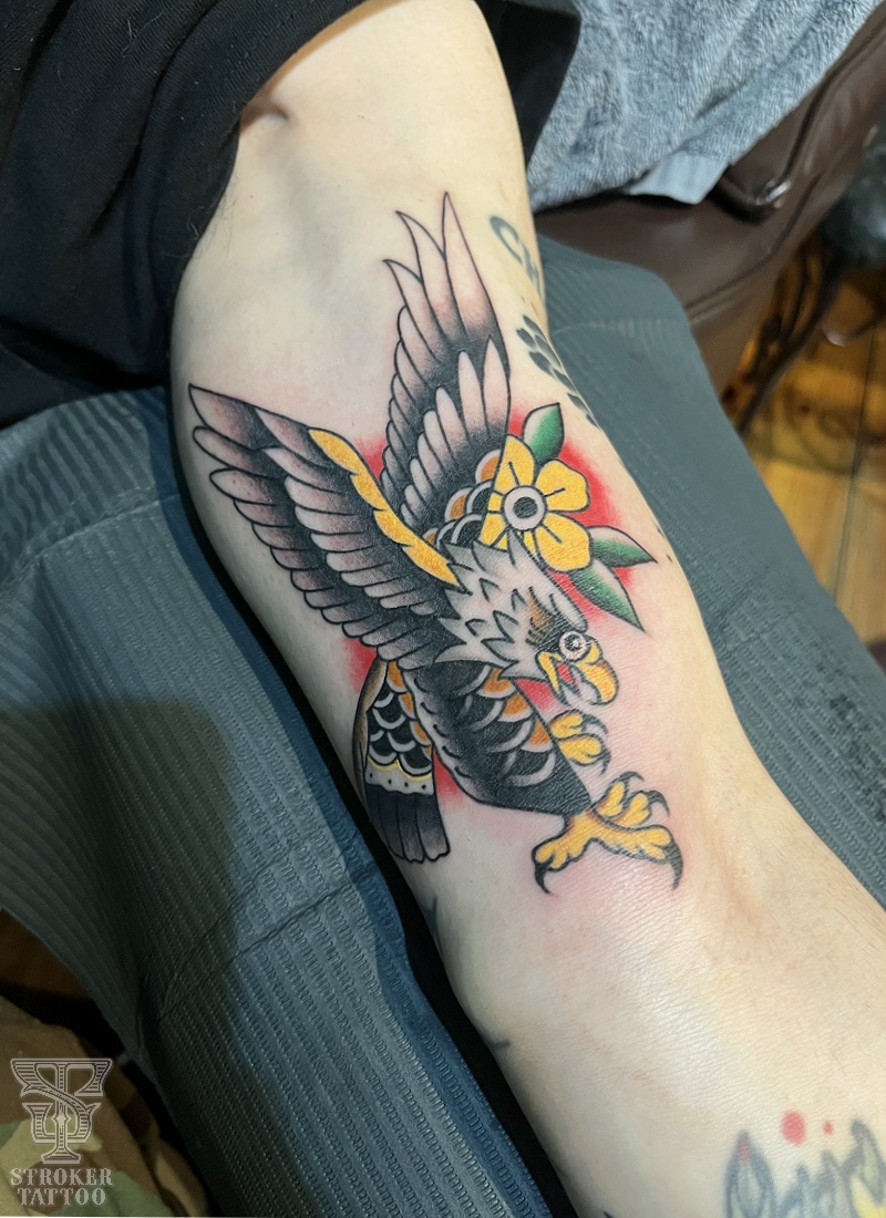 アメリカントラディショナルタトゥー イーグルタトゥー タトゥー