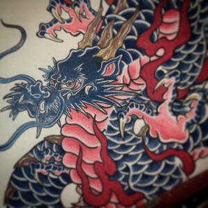 見習い boo アートワーク 龍 doragon 和彫 タトゥー