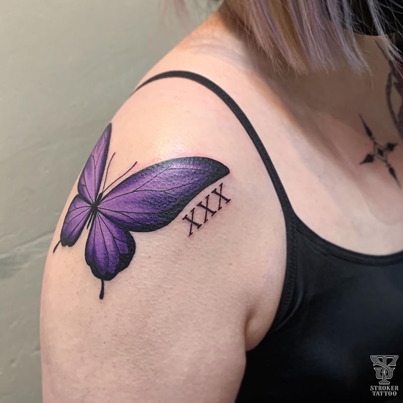 蝶タトゥー