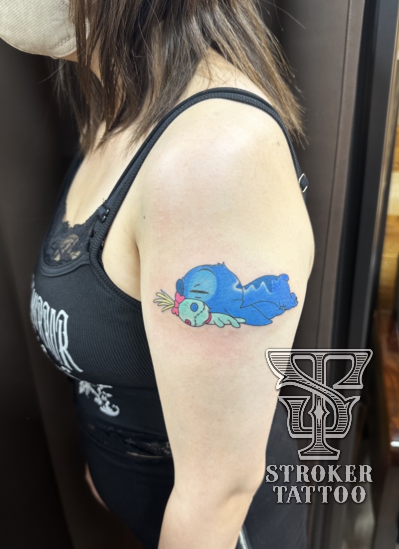 キャラクター タトゥー stitch tatto