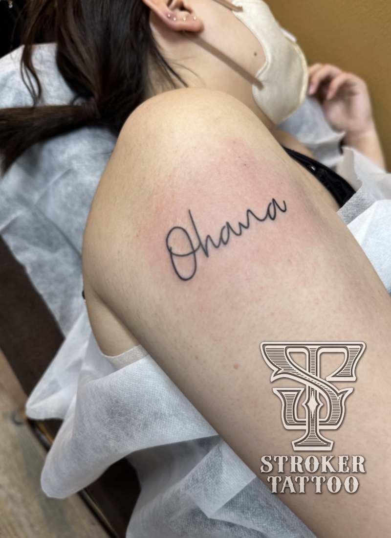 lettering タトゥーtattoo