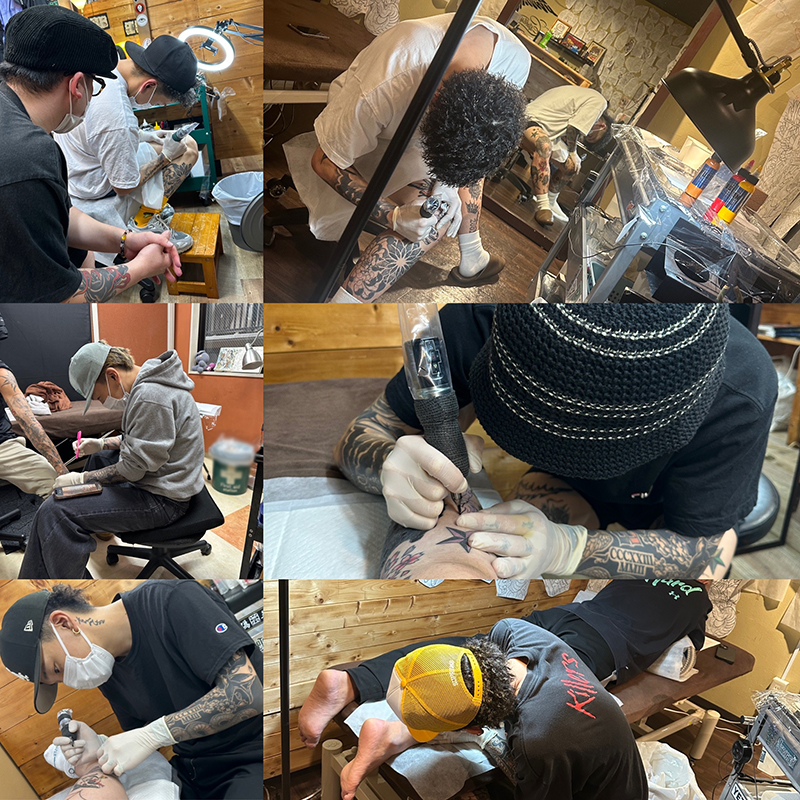 ストローカータトゥー　彫り師見習い