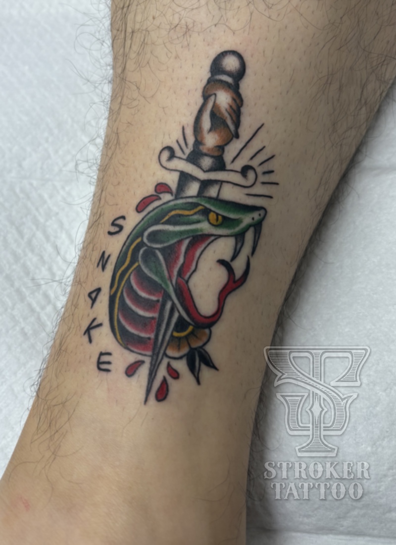 Tattoo TraditionalSnake Cooler tattoo