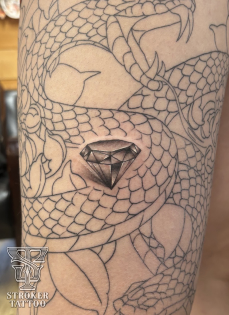 Diamond tattoo