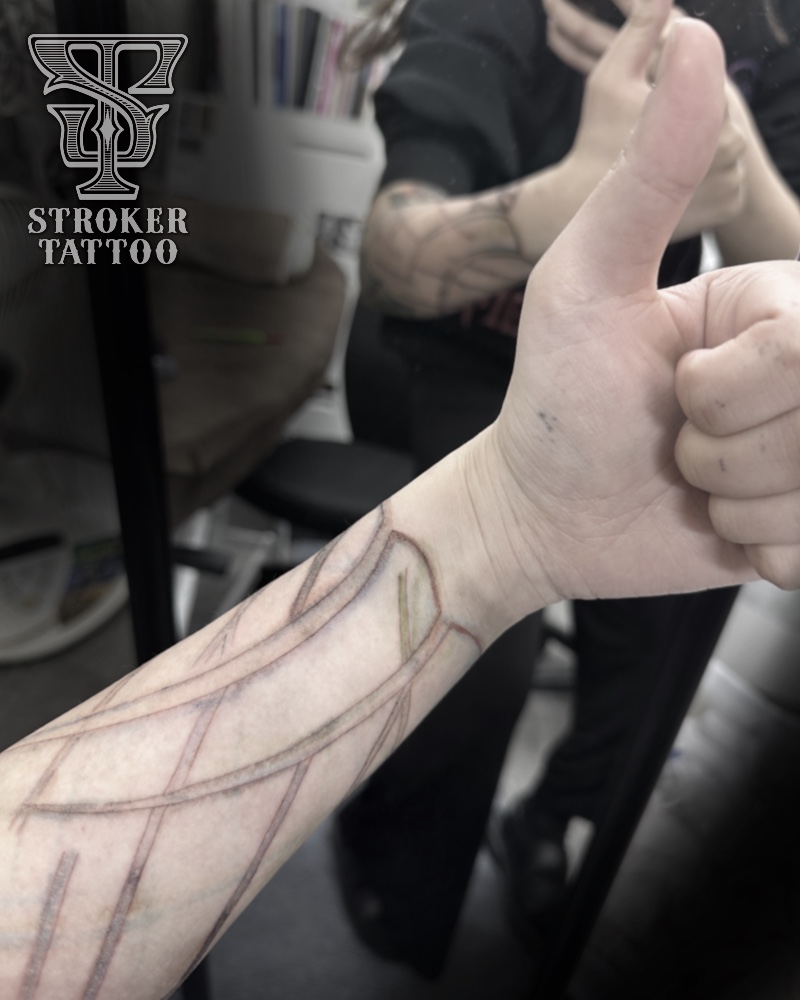 前腕タトゥー