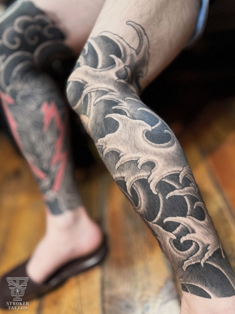 波刺青和彫り