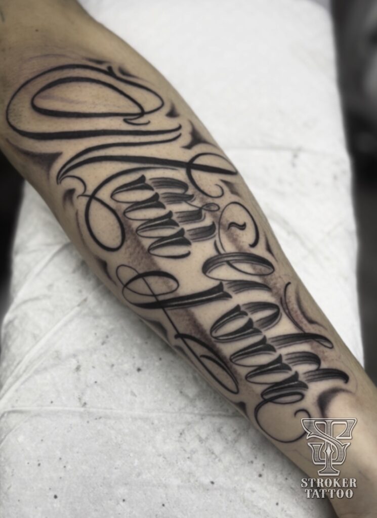 Script tattoo