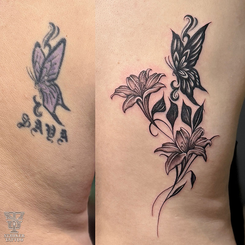 百合蝶カバーアップ