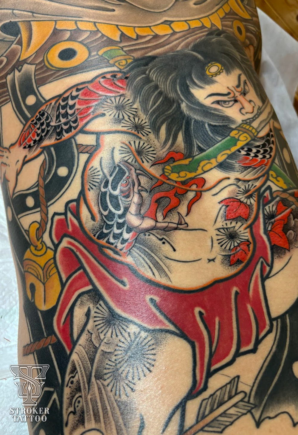 水門破り、二重彫り