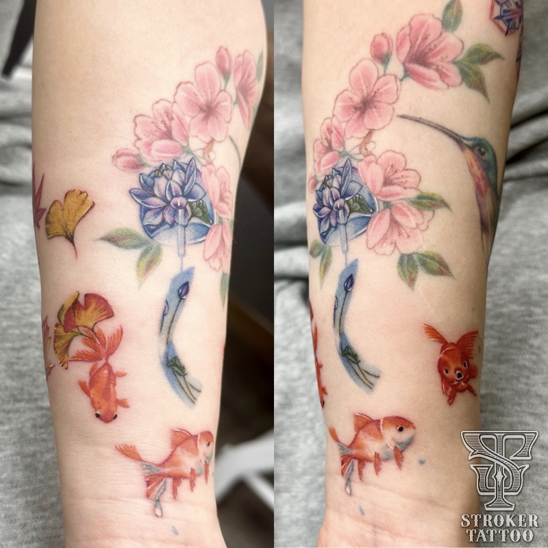 彫師アヤカ　ワンポイントタトゥー