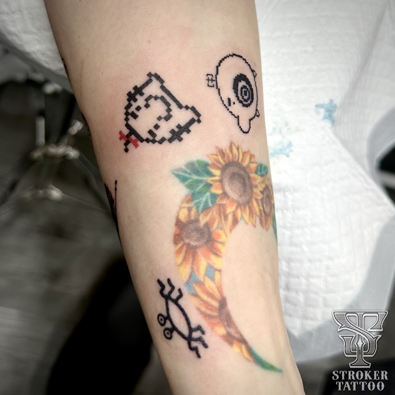 ゲームタトゥー　彫師アヤカ　横浜タトゥースタジオ