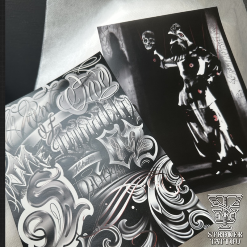 彫師アヤカ　彫師HOKUTO