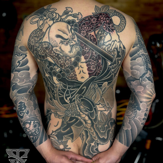 花和尚、タトゥー水滸伝