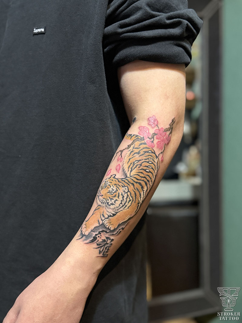 虎腕刺青