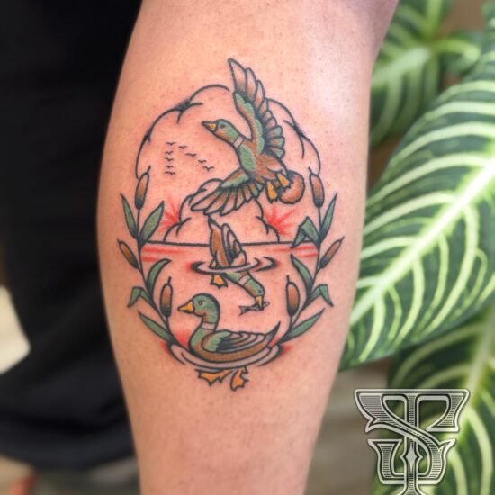 sailorjelly　セーラージェリー　鴨　ダック　duck トラディショナル　タトゥー　アメトラ