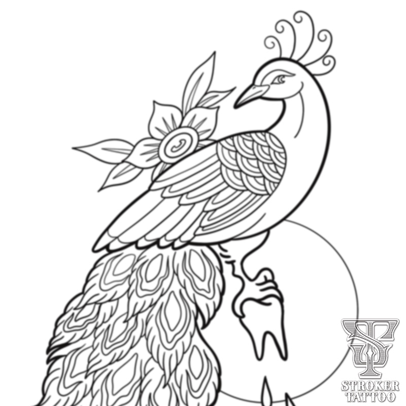 ぬりえ　タトゥーデザイン　彫師アヤカ　横浜タトゥー