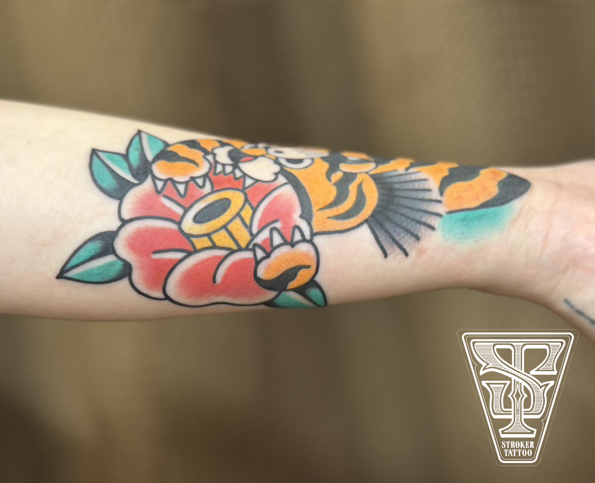 椿とタイガータトゥー